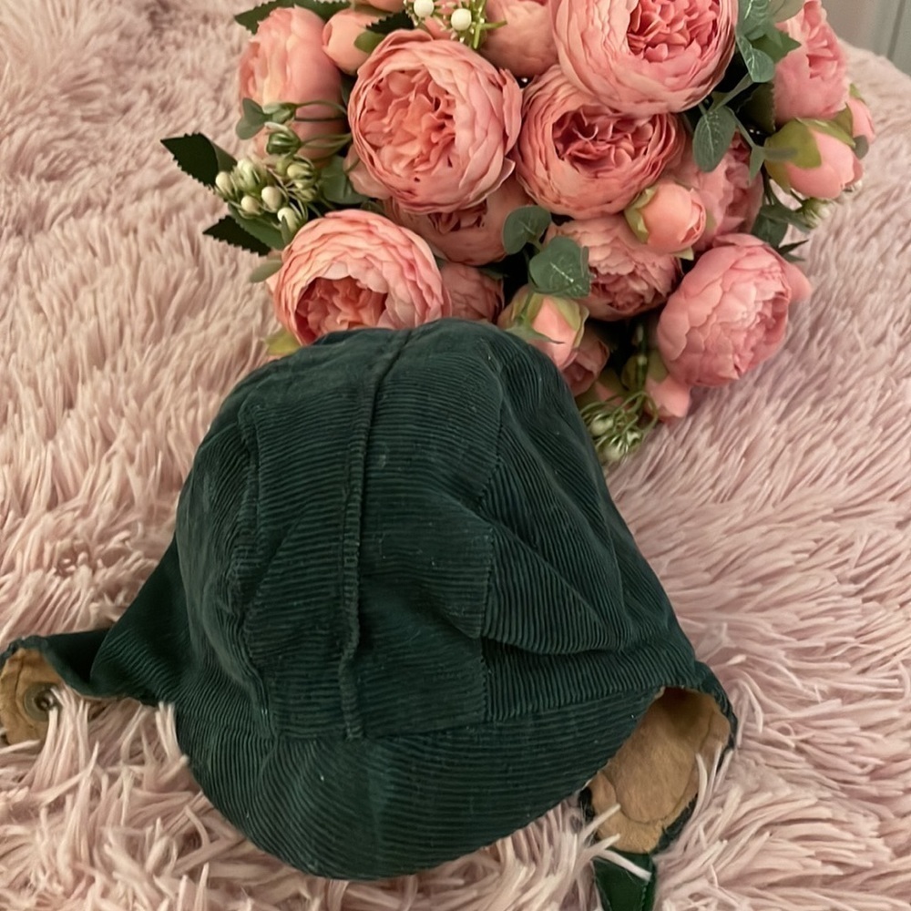 Vintage corduroy baby bot hat